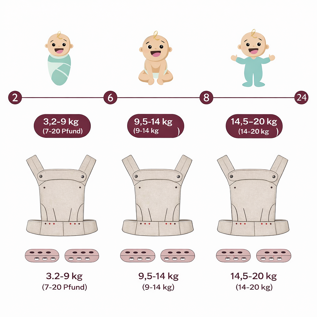 Ergonomische Babytrage